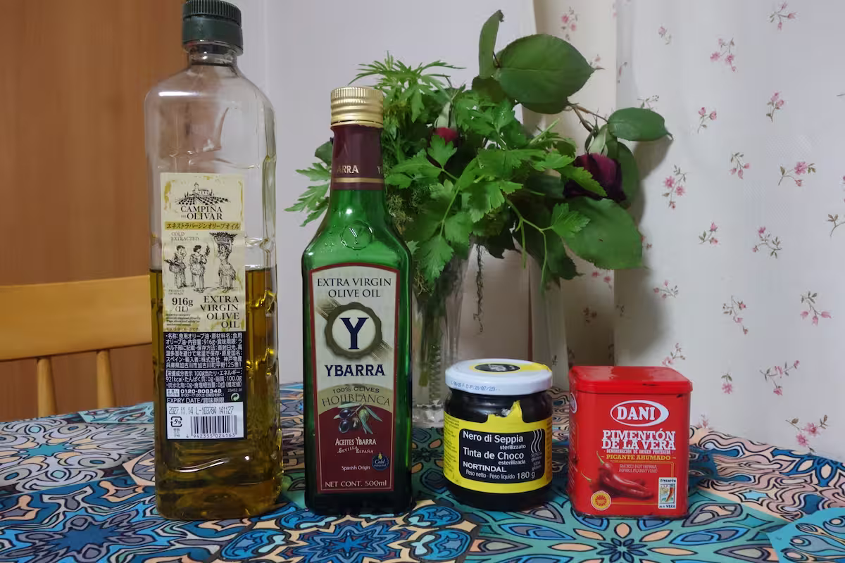私の買い物リスト(スペイン料理を日本で作るために)